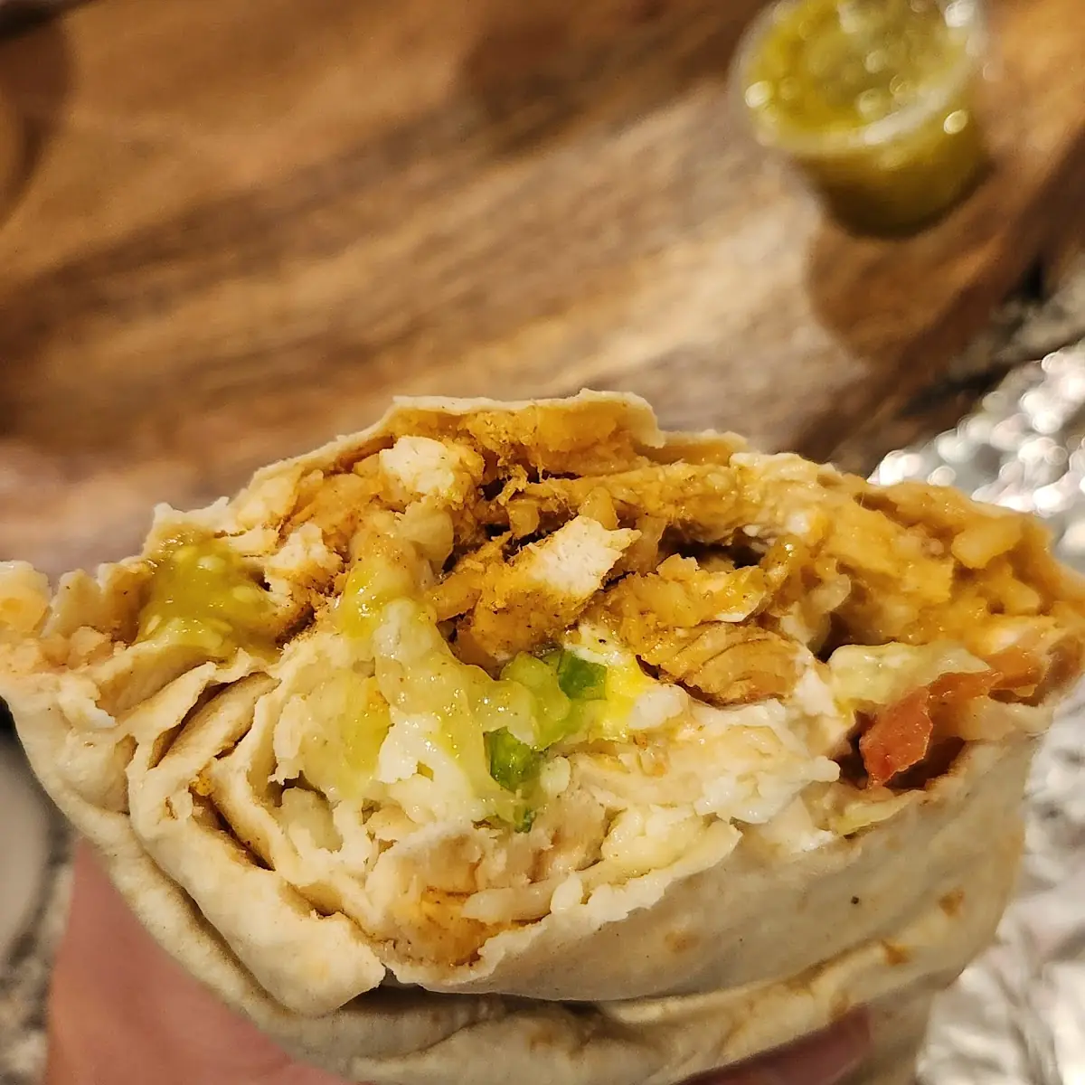 Smoked Lamb Barbacoa Burrito