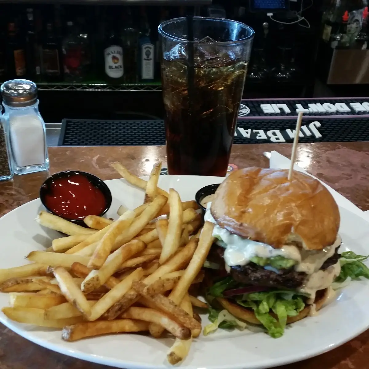 Avocado Burger with Pepper Jack Cheese