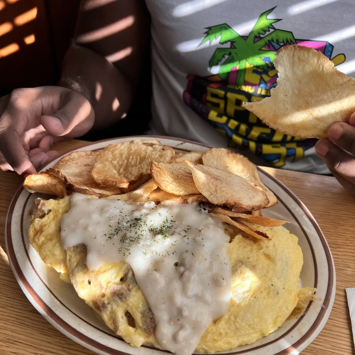Chicken Fried Steak Omelet