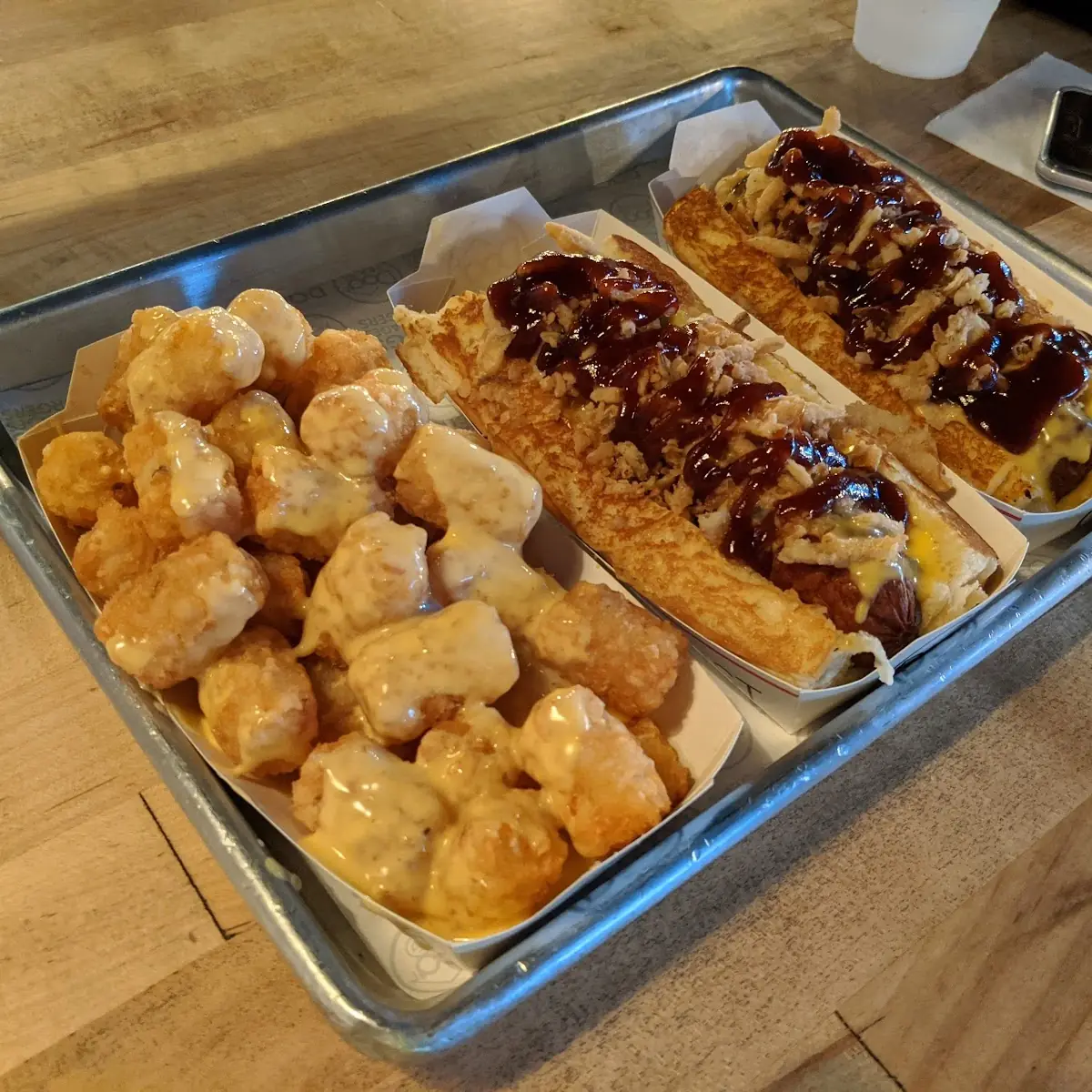 2 Cowboy's & Cheese Tots