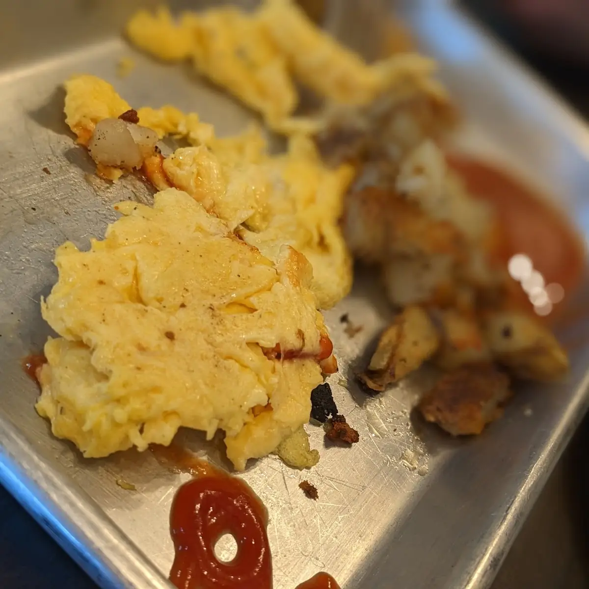 Scrambled Eggs and Potatoes