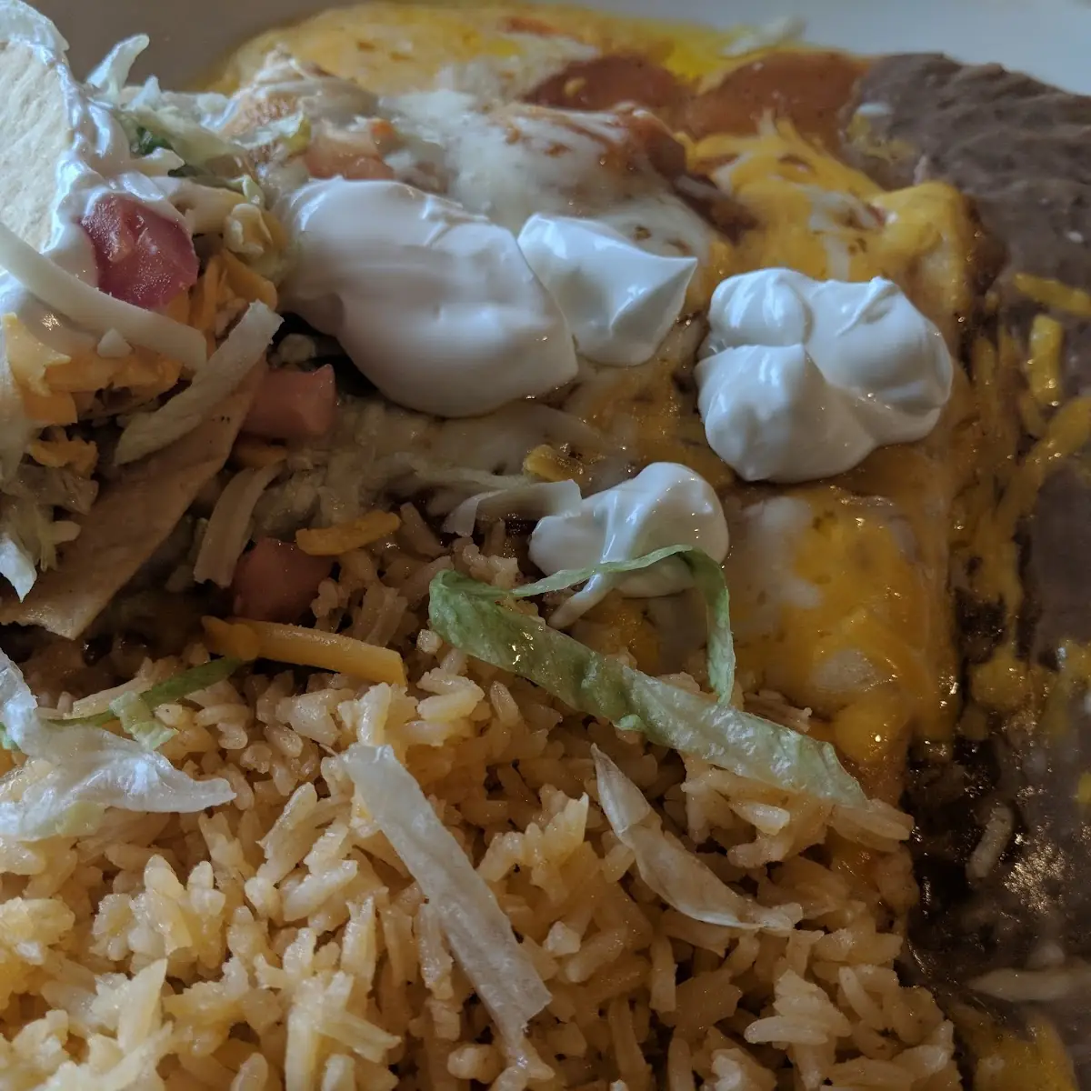 Chile Relleno Cheese Enchilada