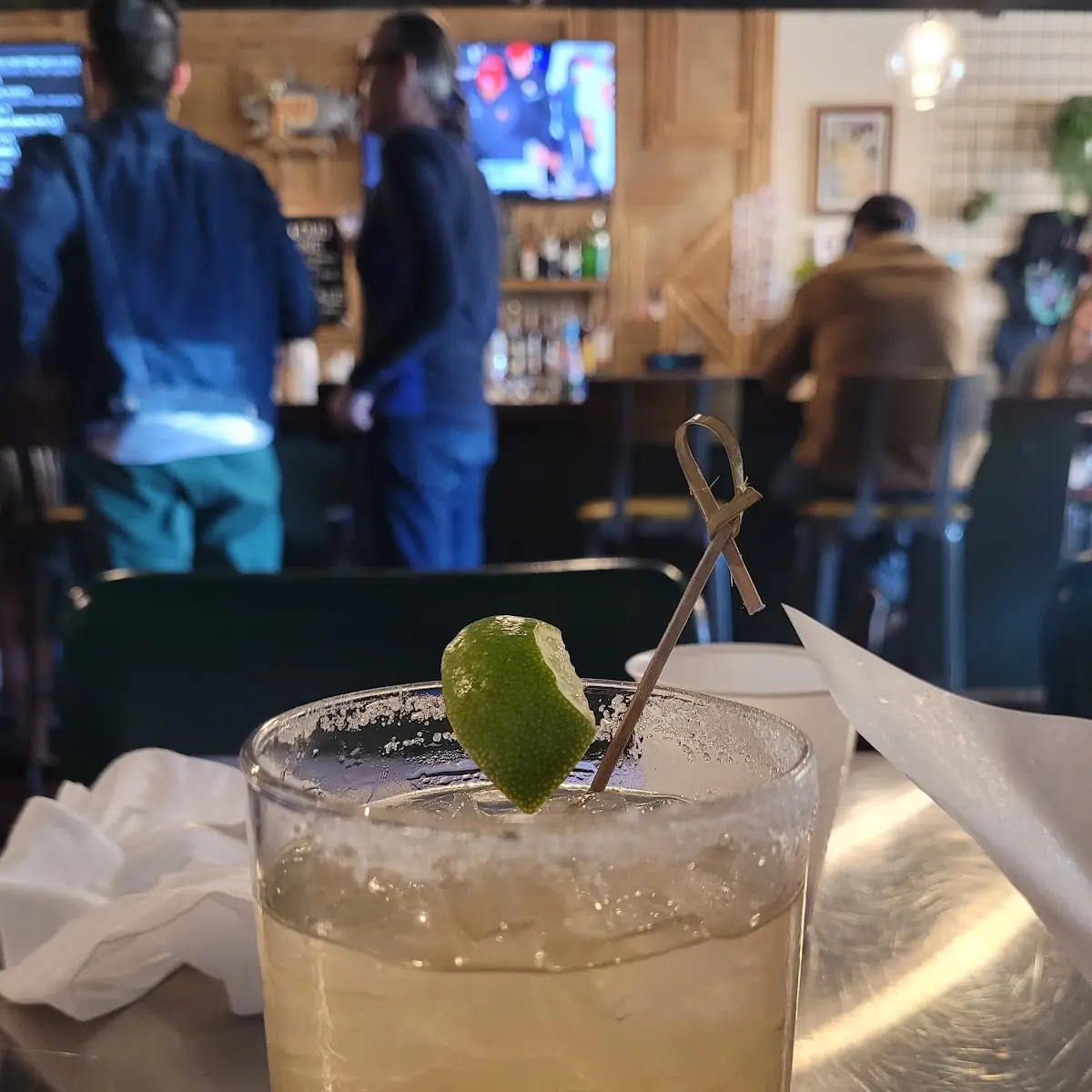 Smoked Pineapple Mango Margarita