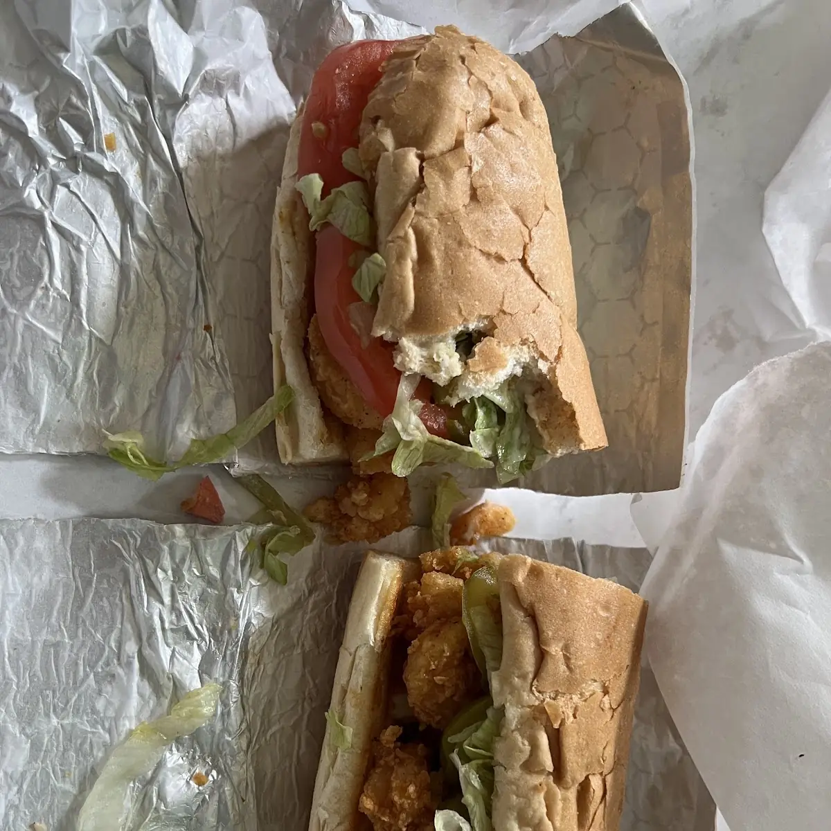 Fried Shrimp PO Boy