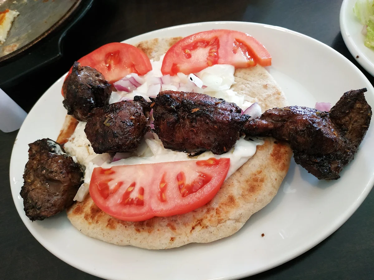 Pork Souvlaki in a Pita