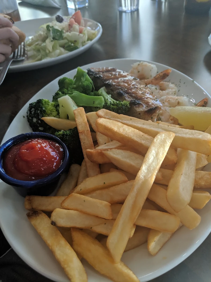 Salmon and Shrimps