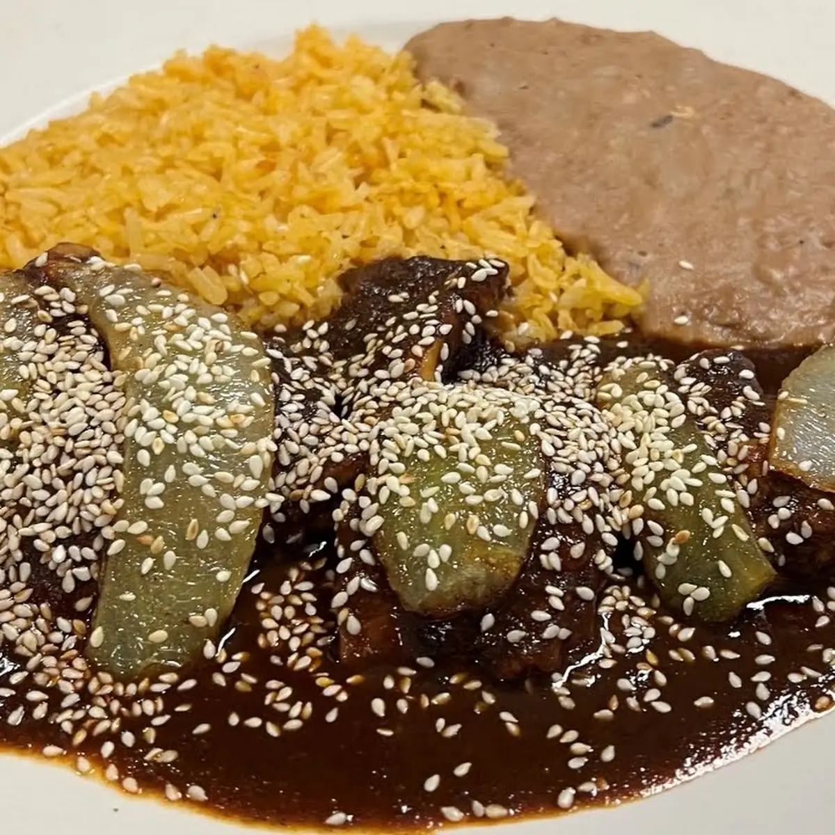 Mole Chicken Enchilada