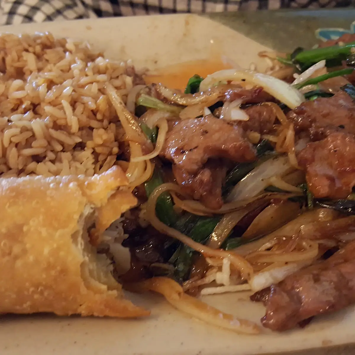 Mongolian Beef Lunch Combo