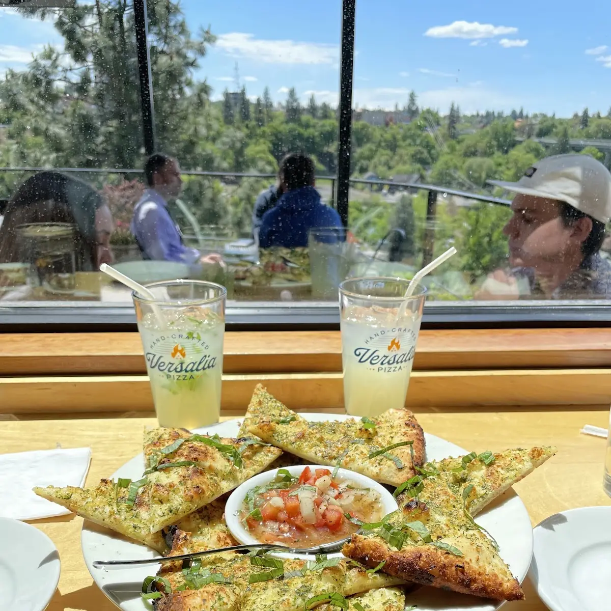 Flat Garlic Bread