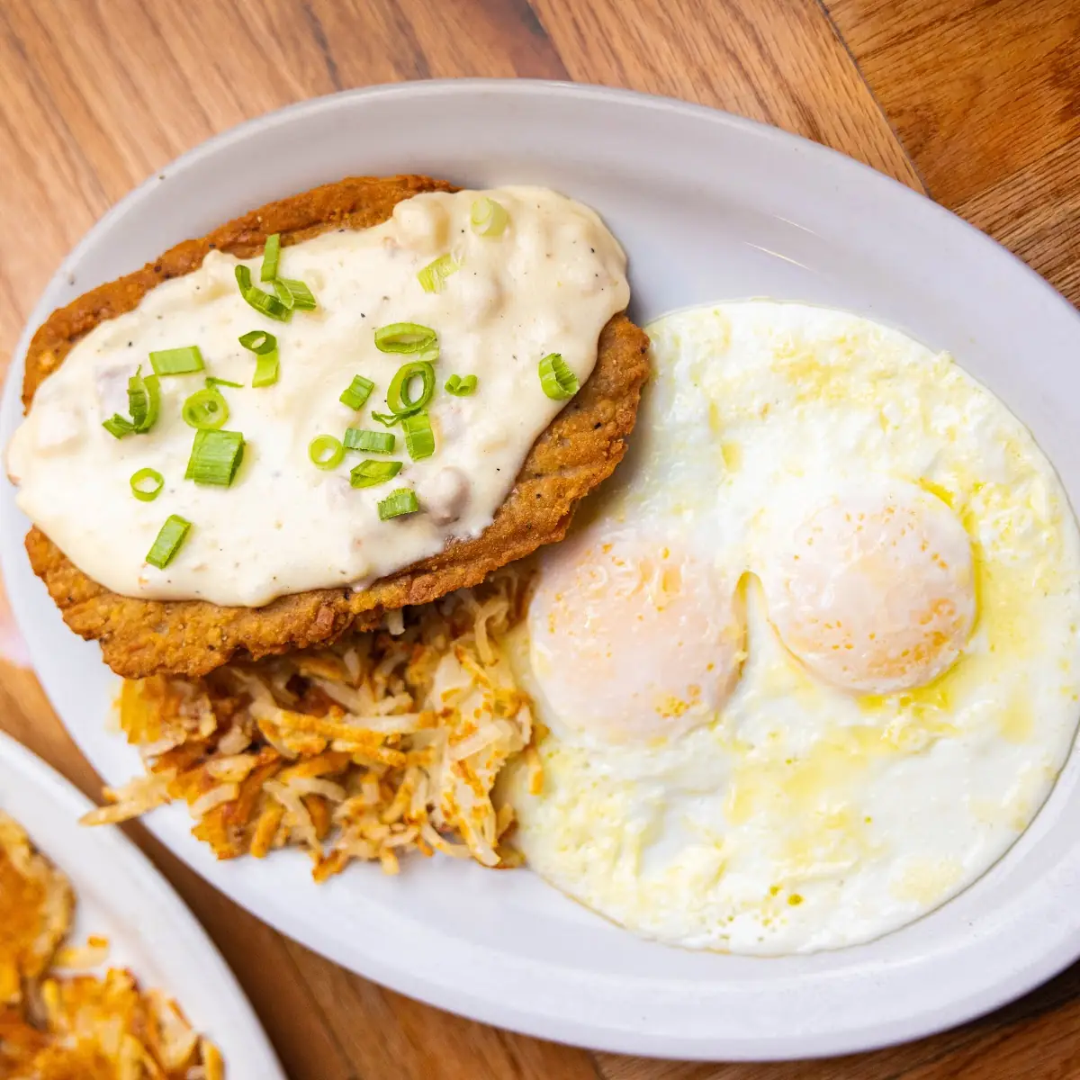 Chicken Fried Steak and Eggs