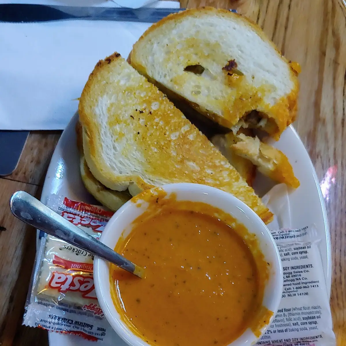Grilled Cheese with Tomato Soup