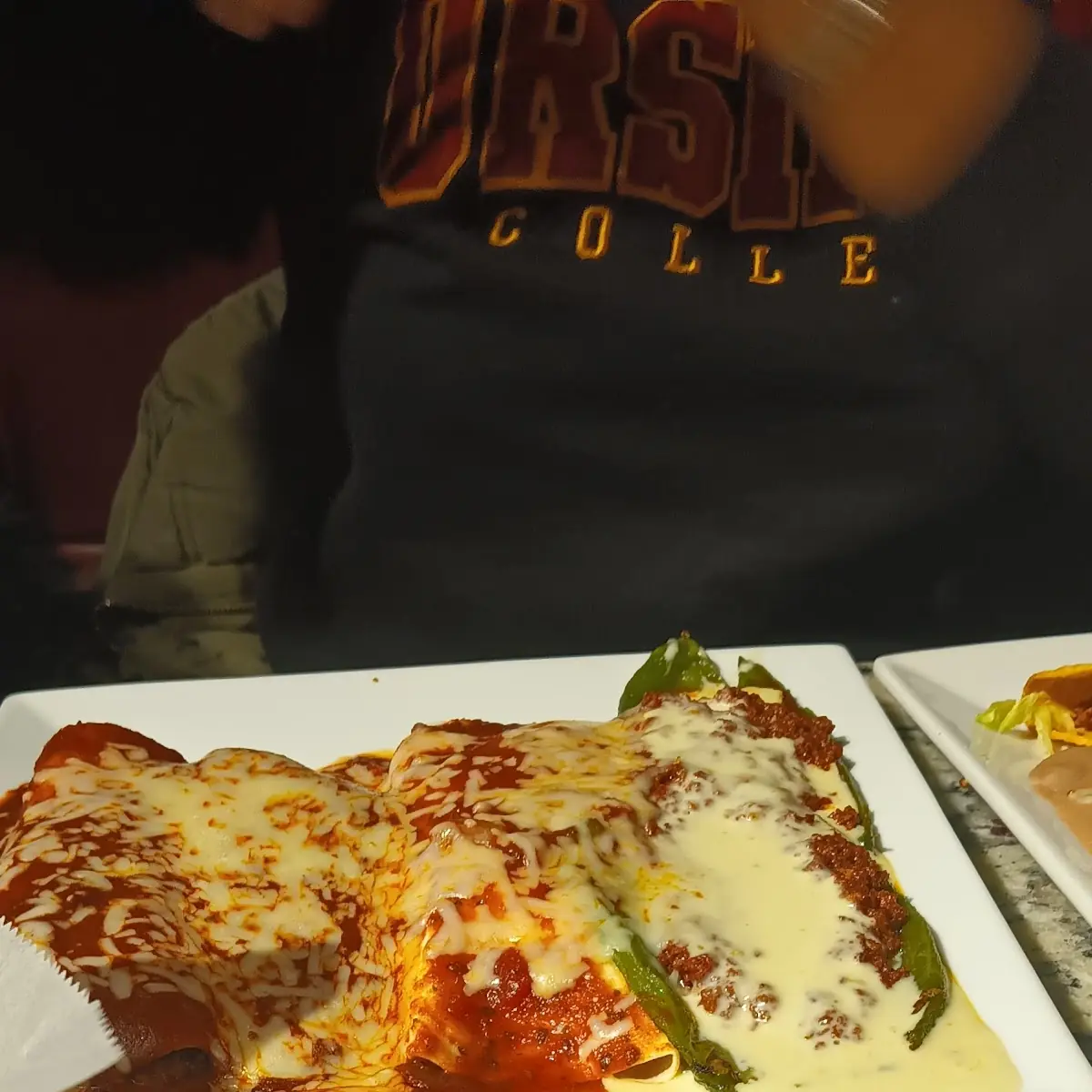 Chicken Burrito & Steak Burrito Mexicano