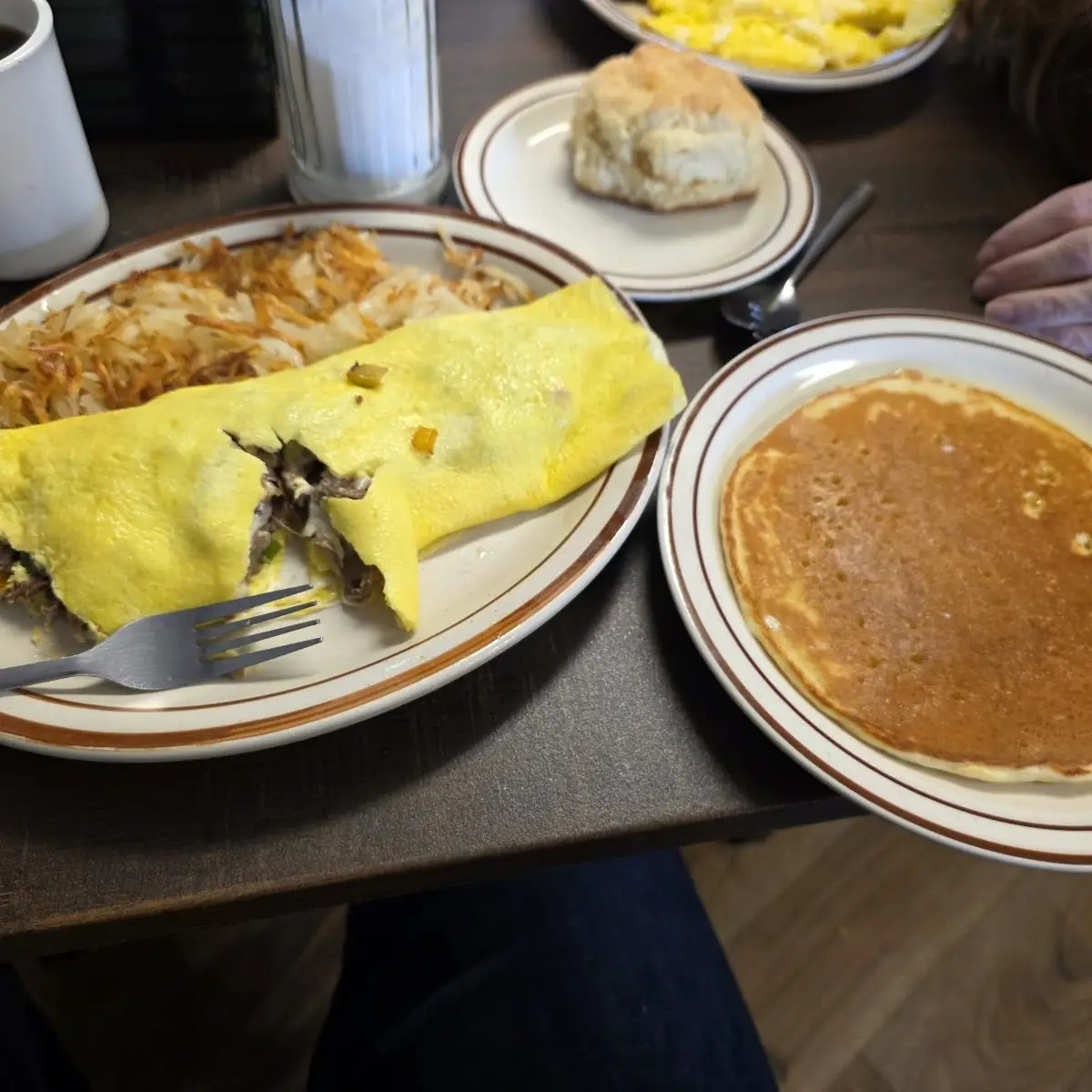 Pancake and Hash Browns