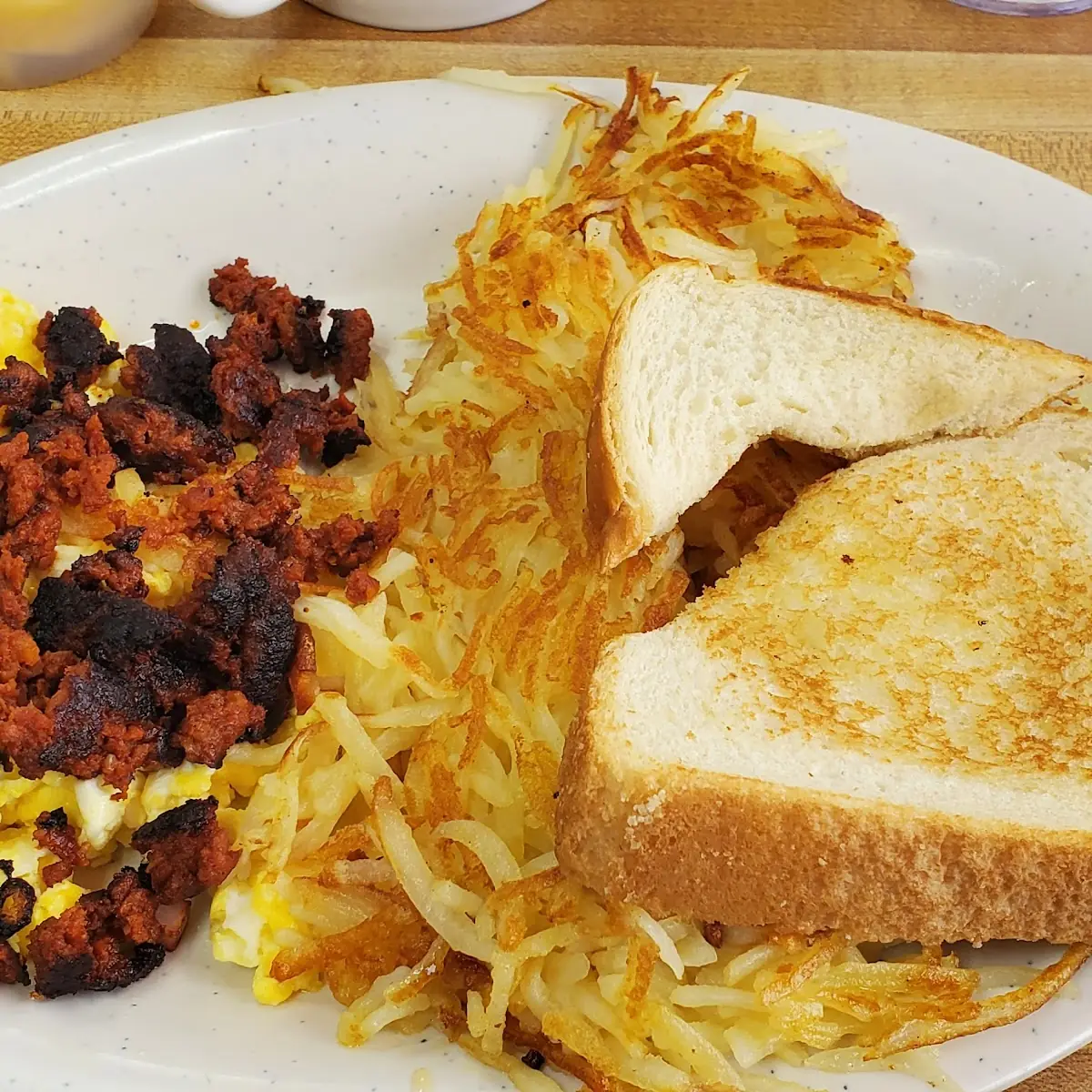 Scrambled Eggs and Chorizo