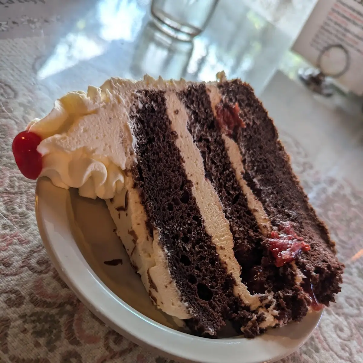 Bread Pudding and Black Forest Cake