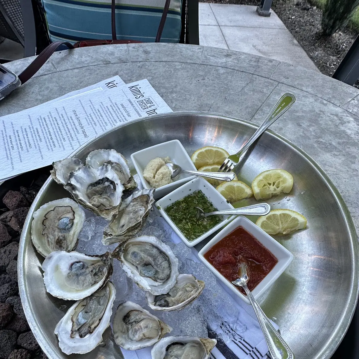 Fresh Oysters on the Half Shell