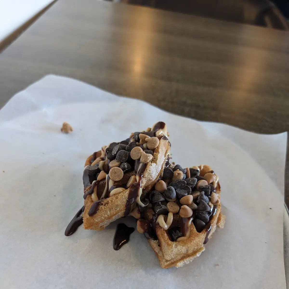 Peanut Butter Cup Waffle