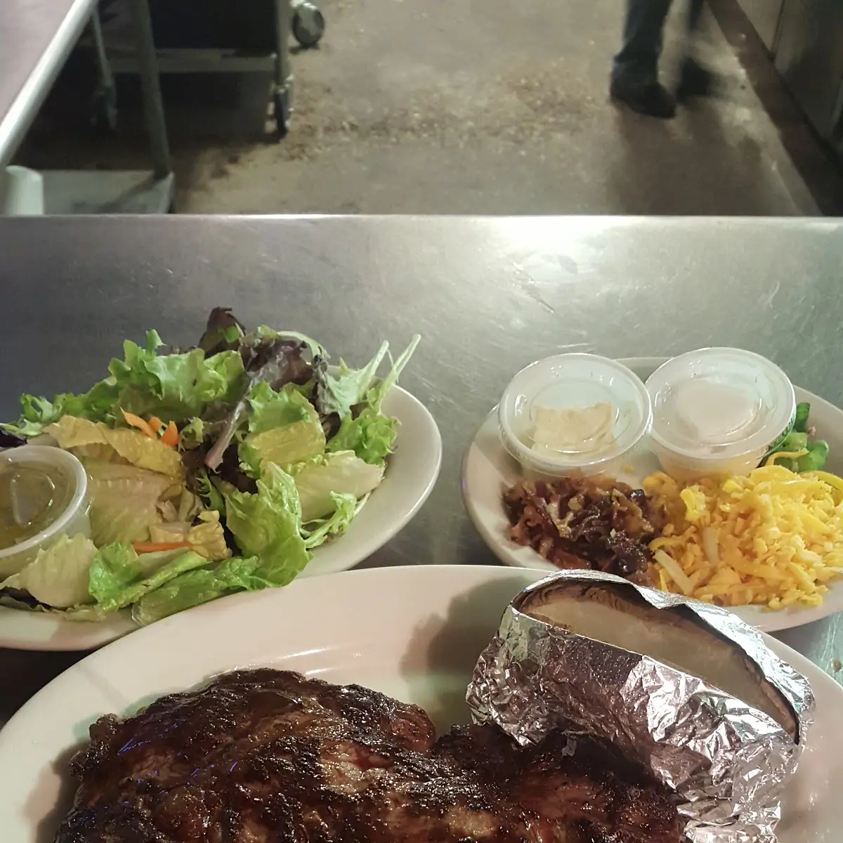 Usda Prime Ribeye Served