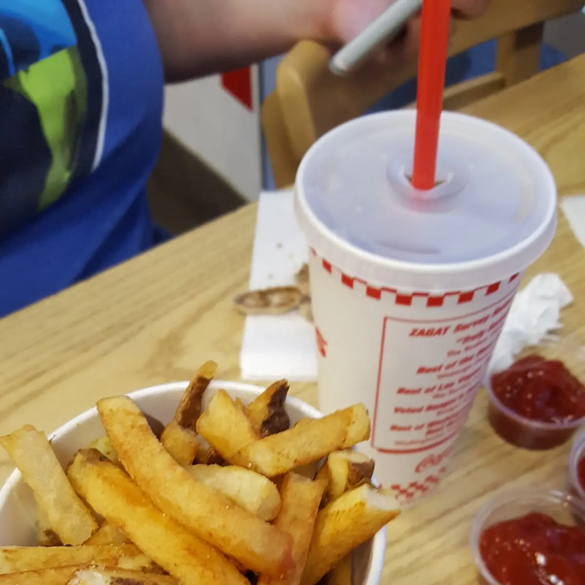 French Fries and Ketchup