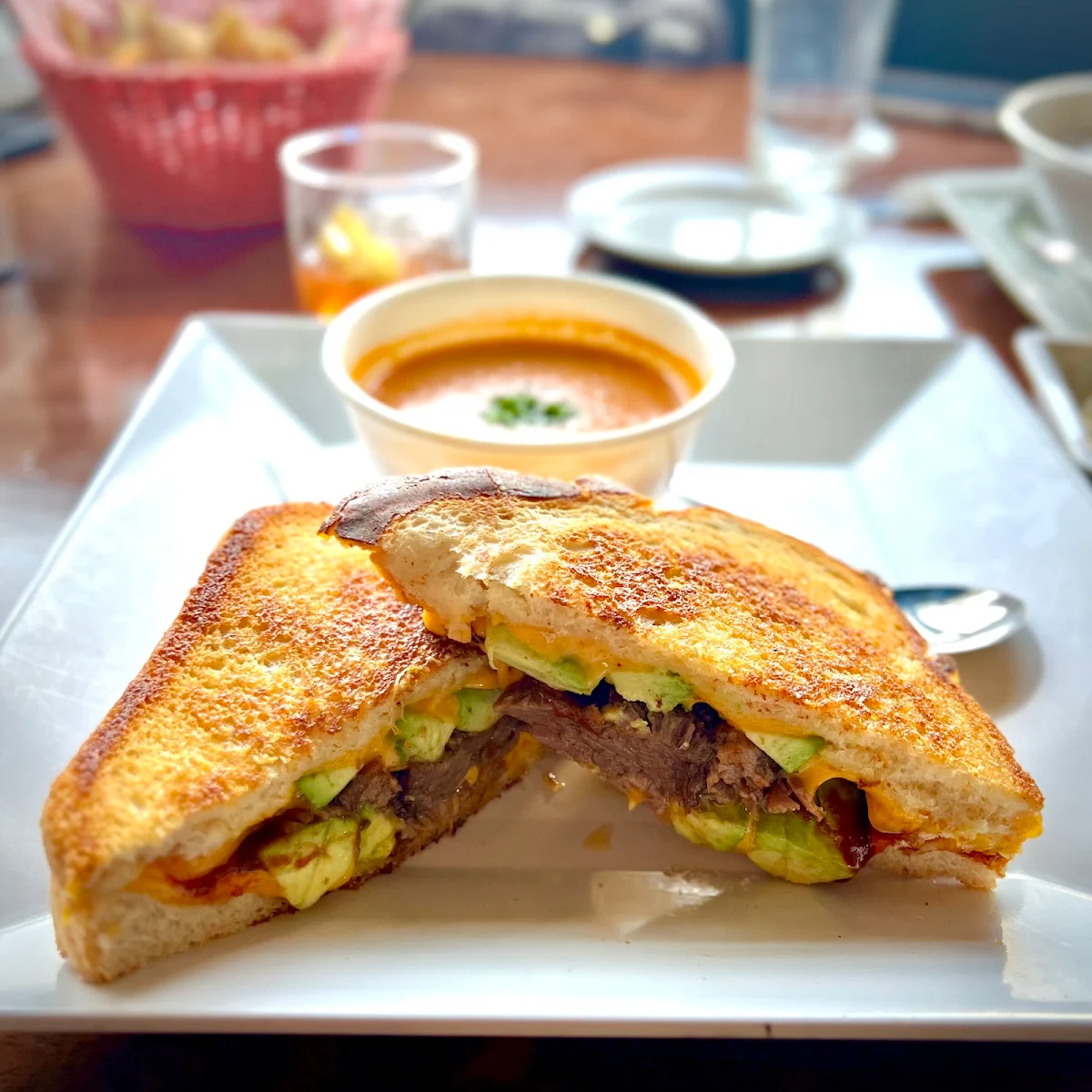 Grilled Cheese & Tomato Bisque