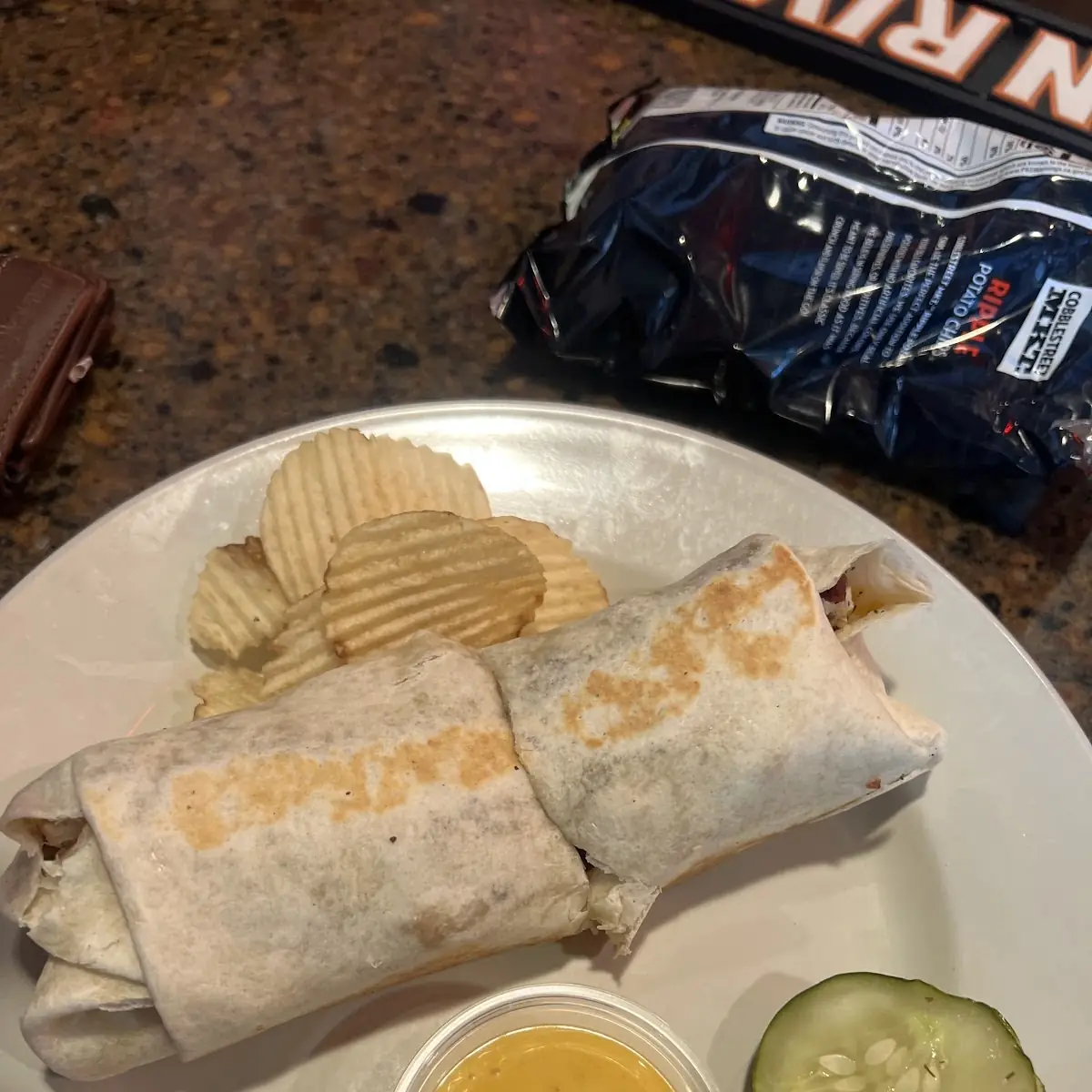 Chicken Wrap with Honey Mustard