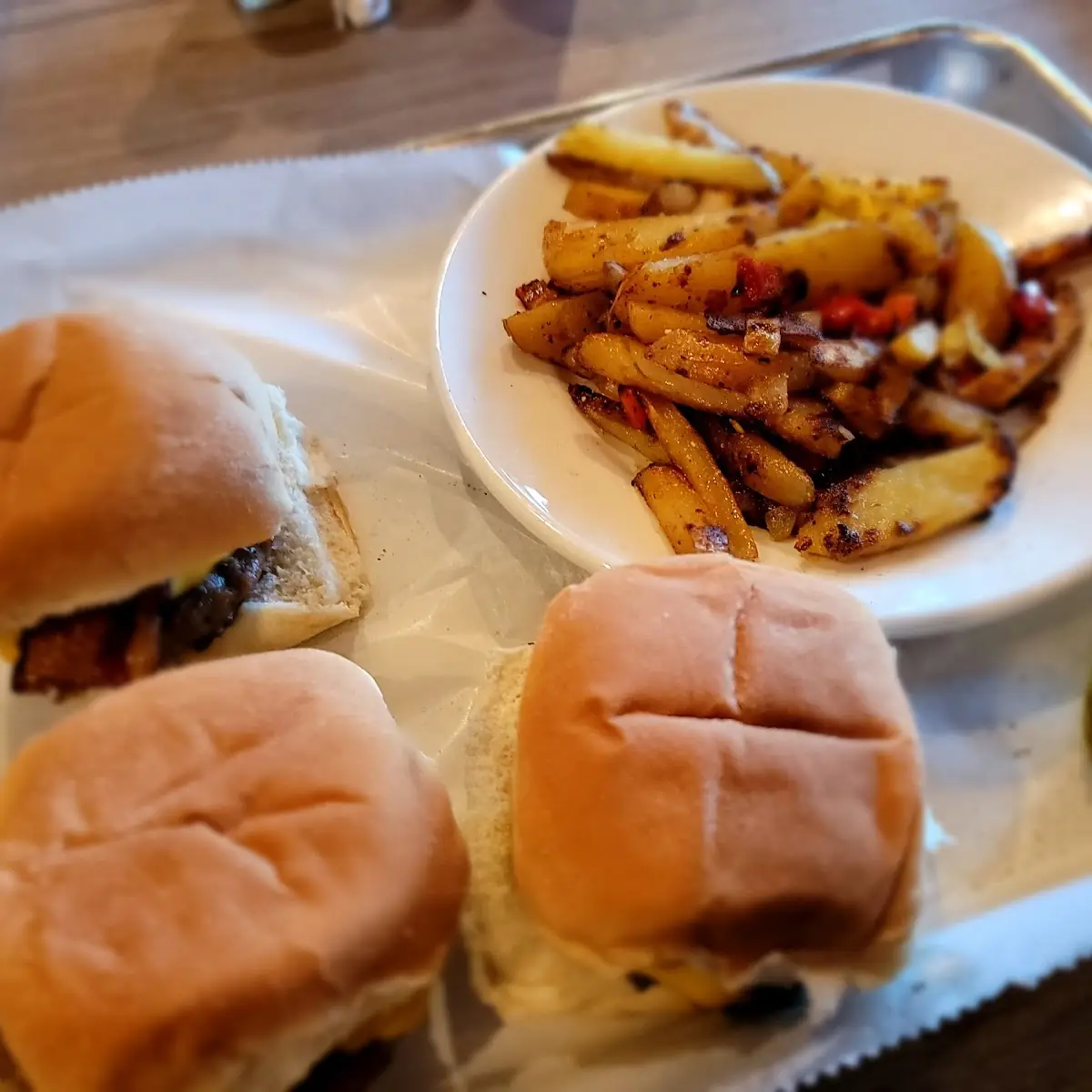 Sliders and Home Fries