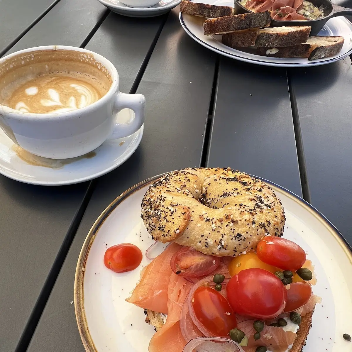 Lox and Bagel with Cream Cheese
