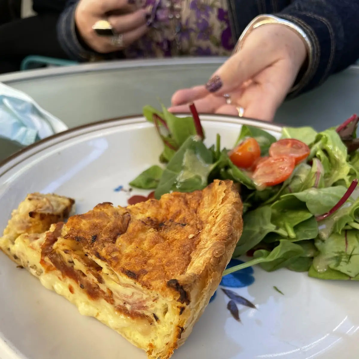 Sun Dried Tomato and Goat Cheese Quiche