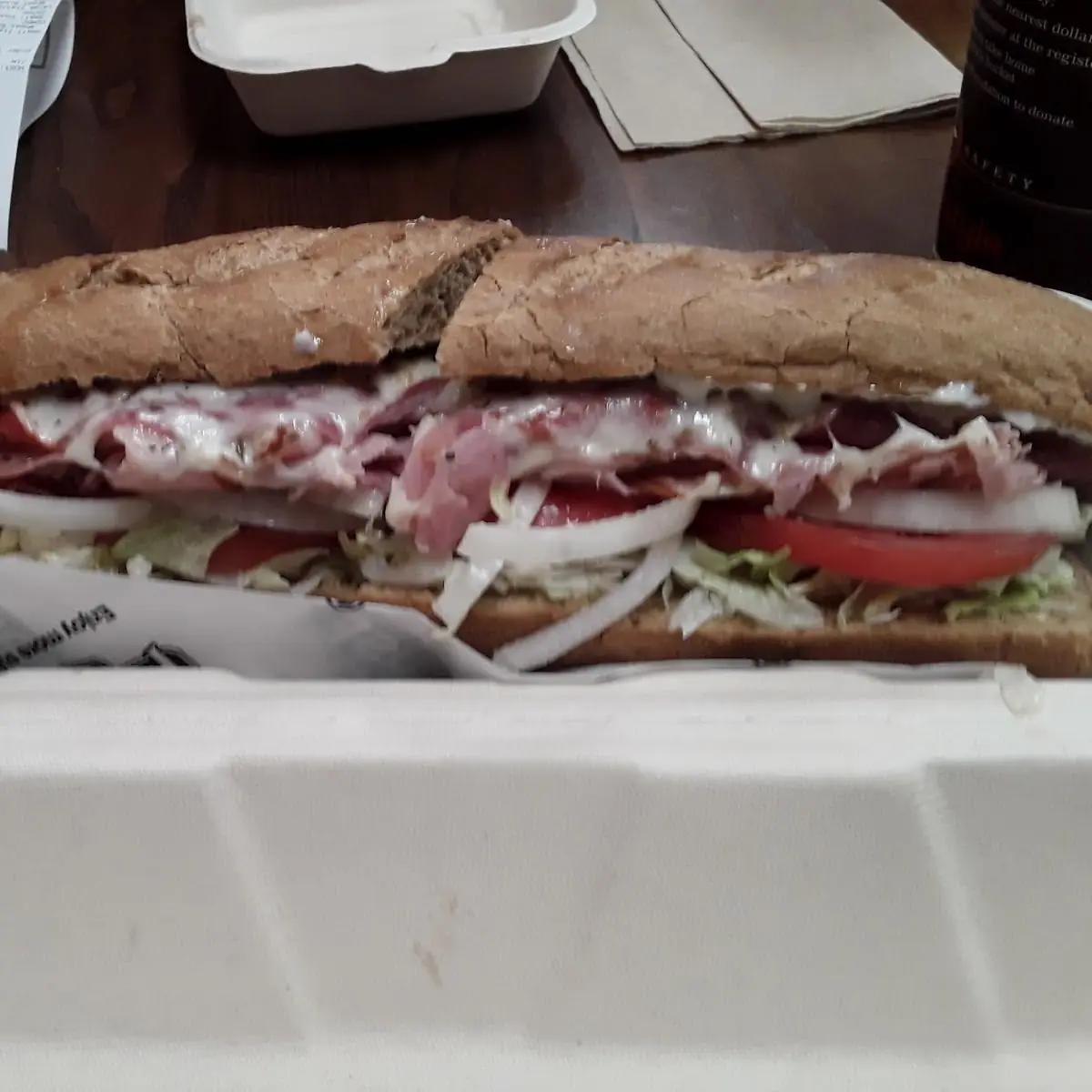 Large Italian Sub w Everything