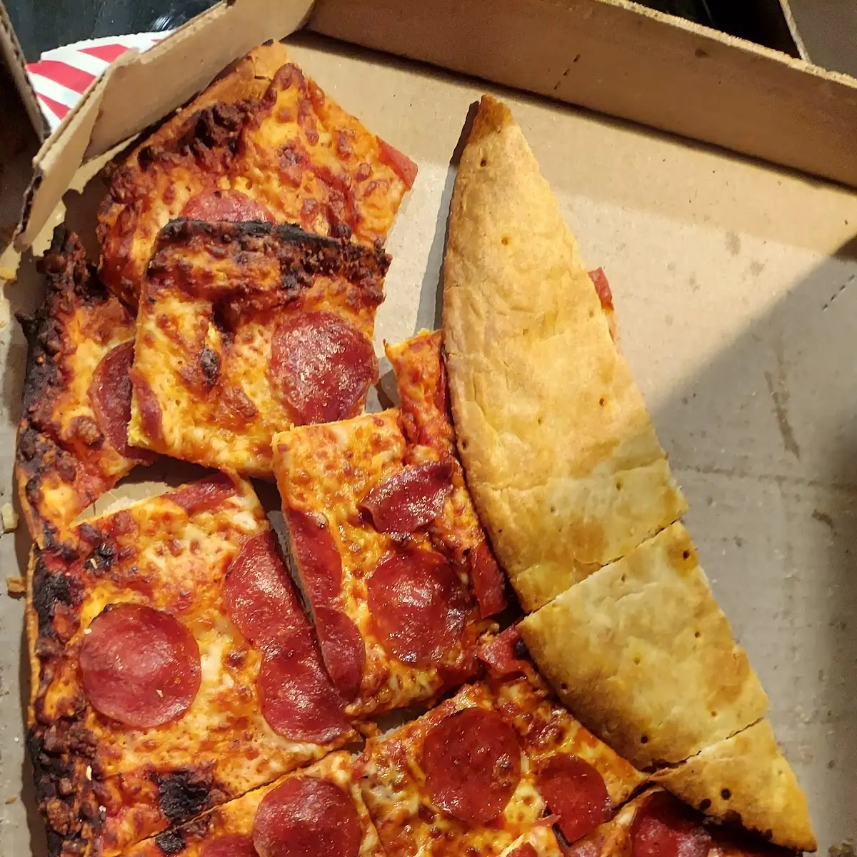 Thin Crust Pepperoni Pizza