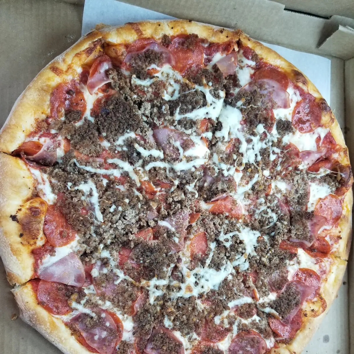 Meat Lovers Pizza with Cheese