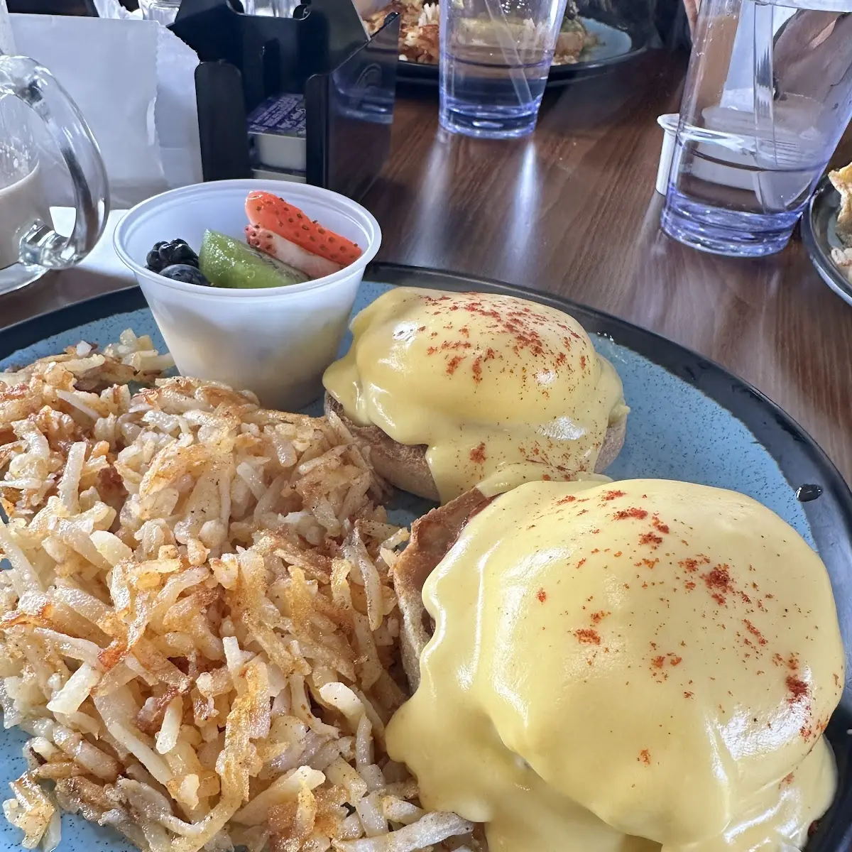 Eggs Benedict with Hash Browns