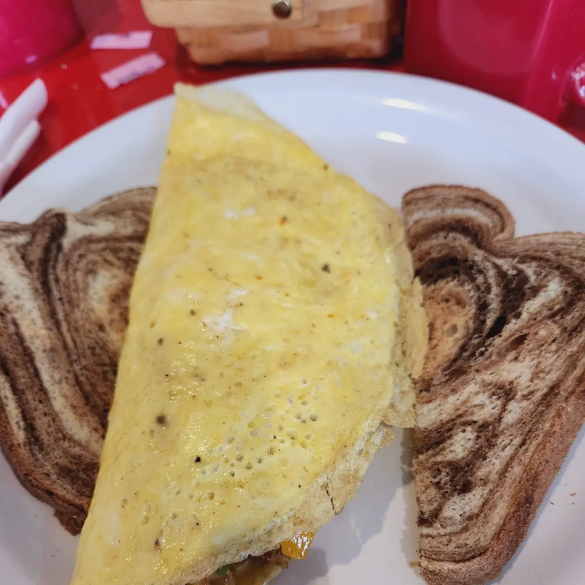 American Cheese Omelette