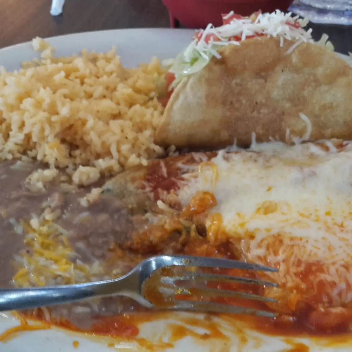 Spanish Rice & Refried Beans