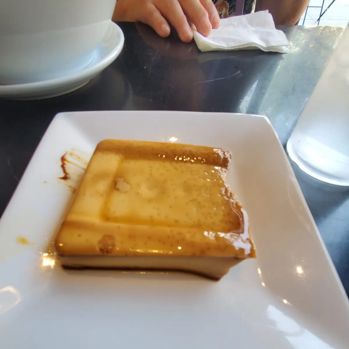 Flan w Caramel Sauce