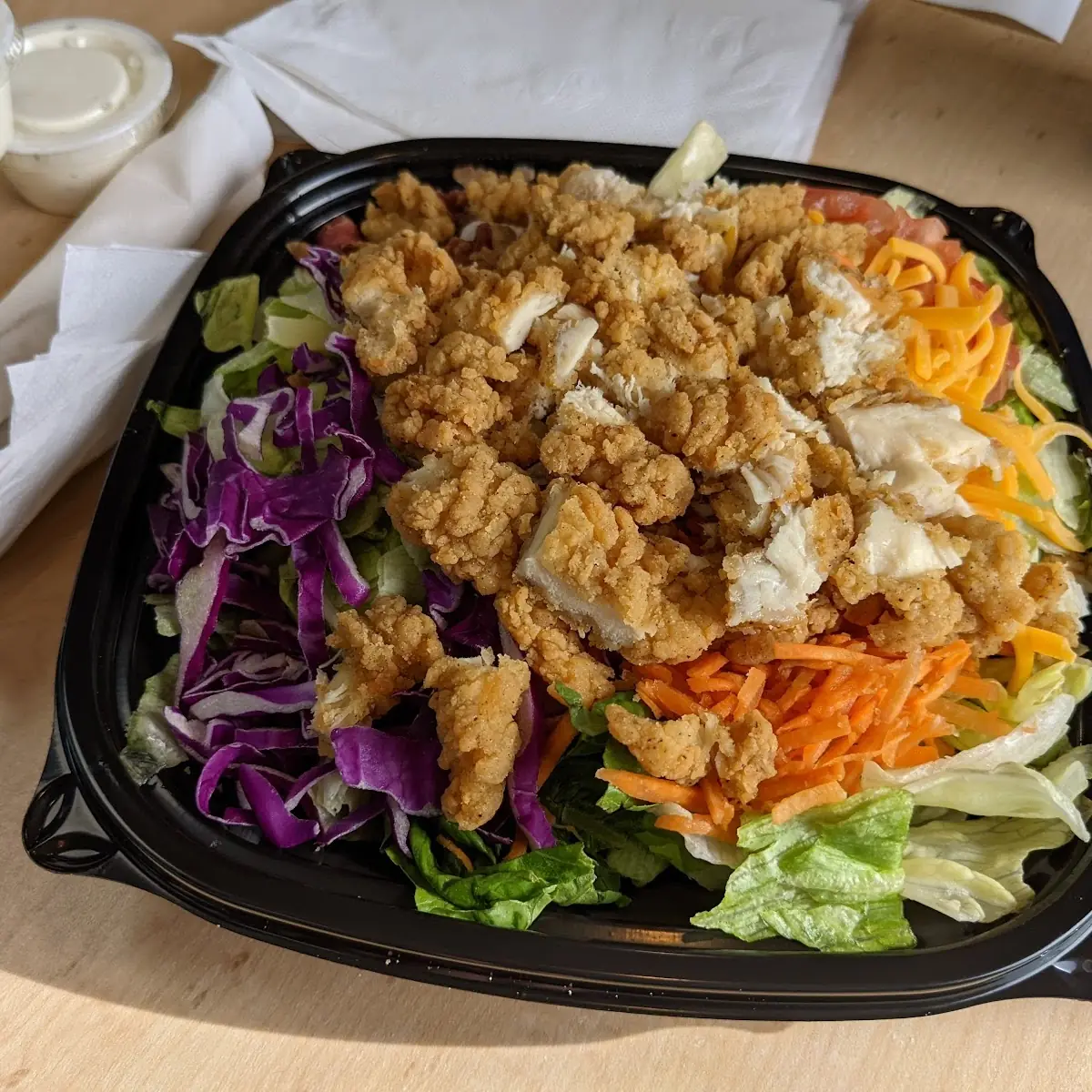 Crispy Chicken blt Salad
