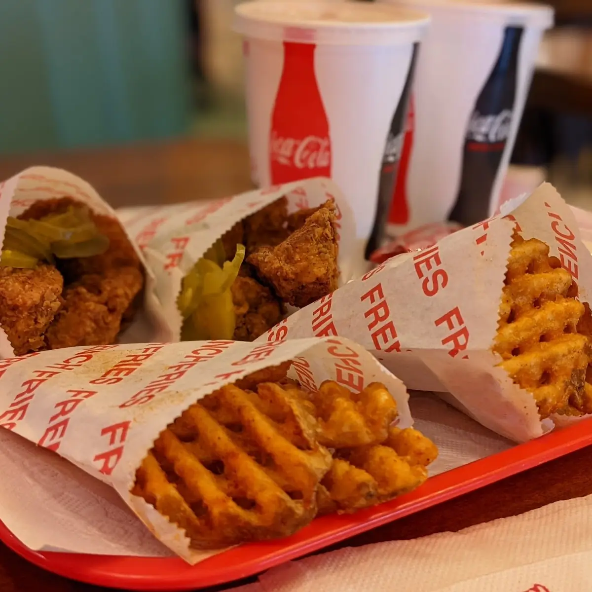 Nuggets and Waffle Fries Combo
