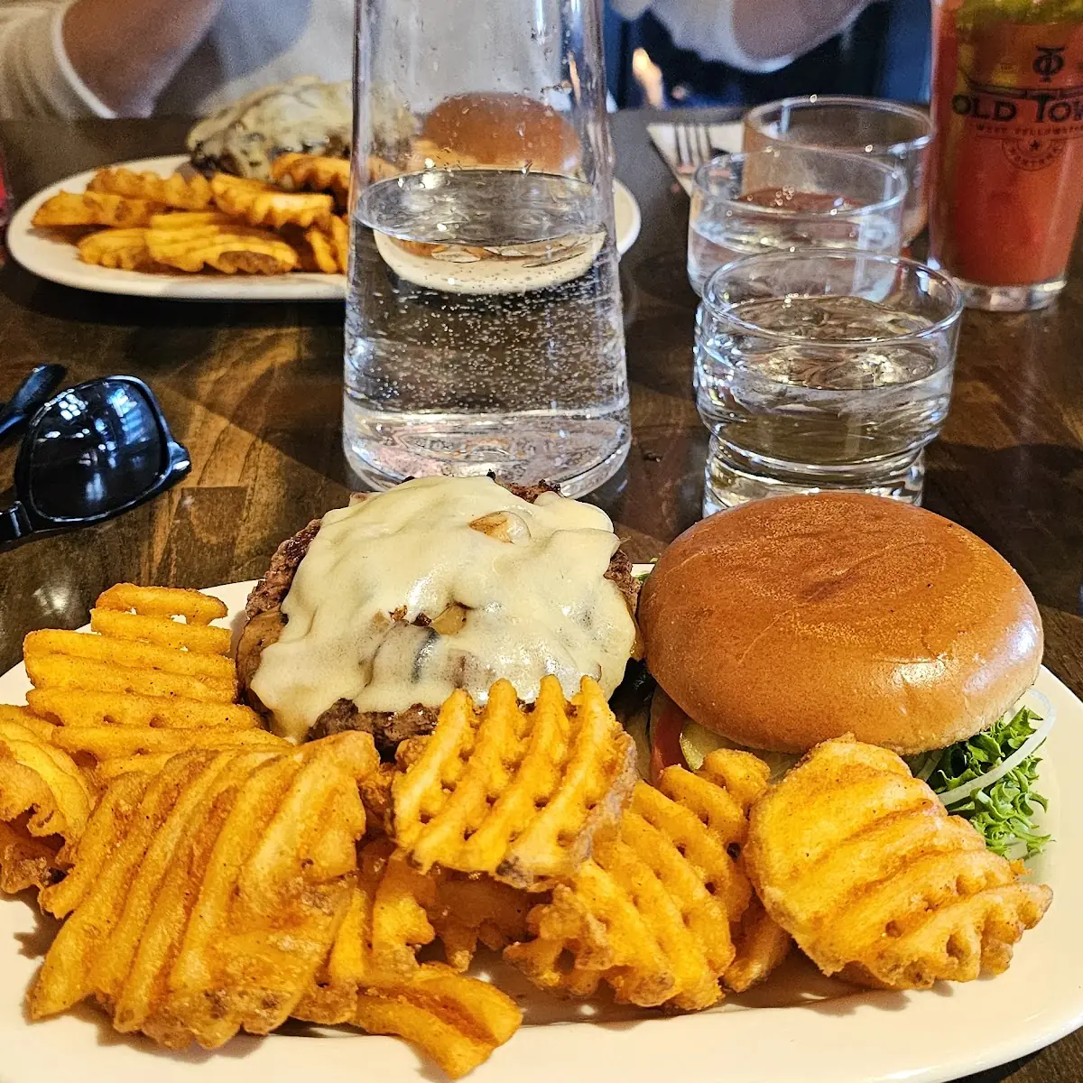 Mushroom Swiss Burger