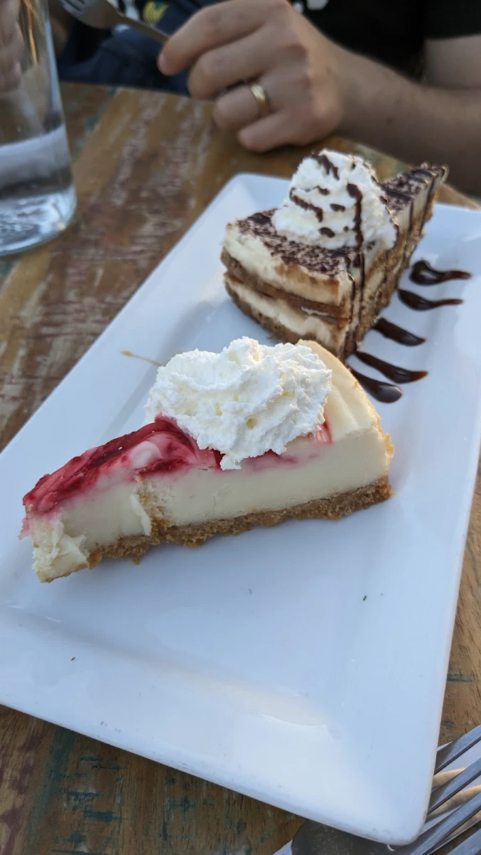 Strawberry Cheesecake and Tiramisu