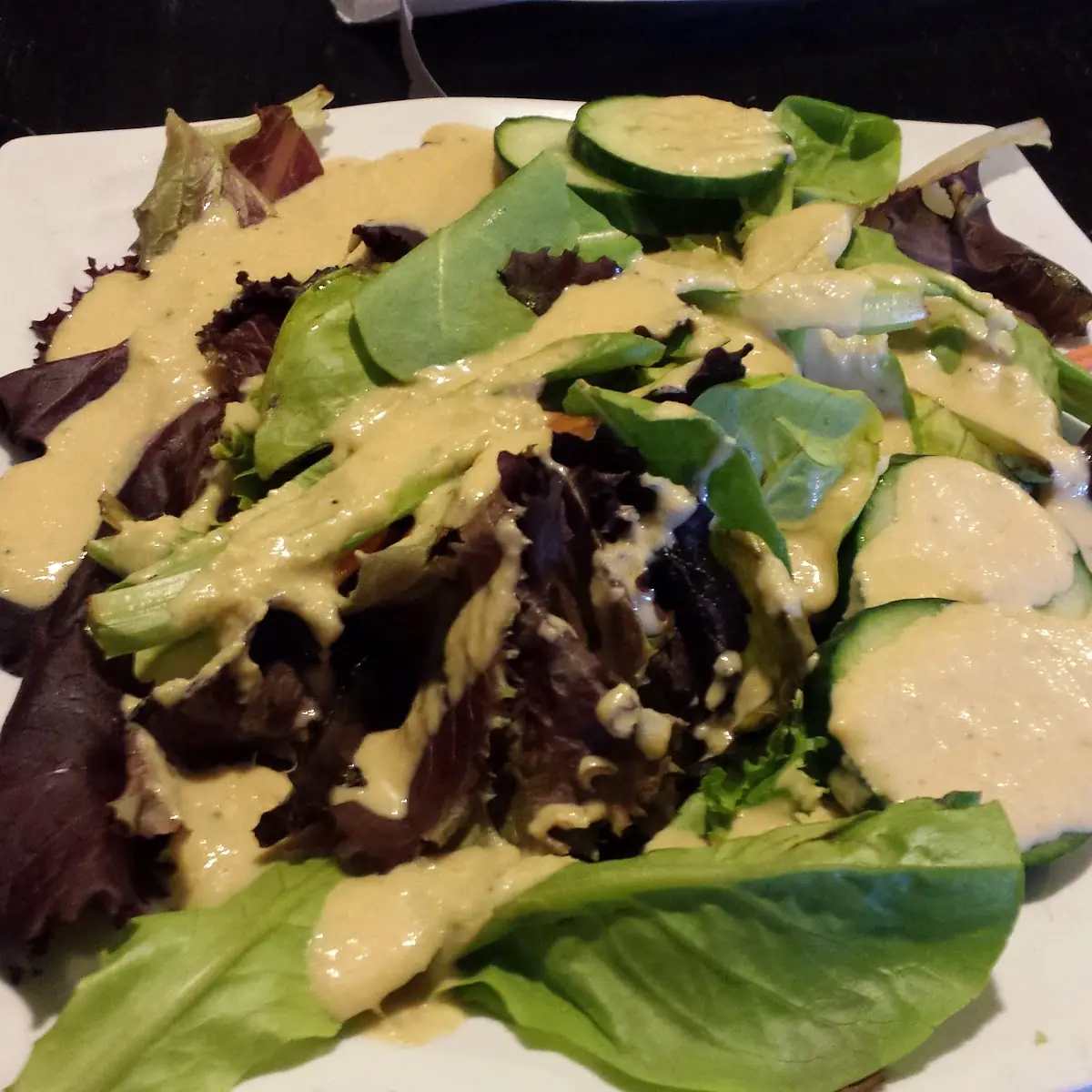 House Salad w Ginger Dressing