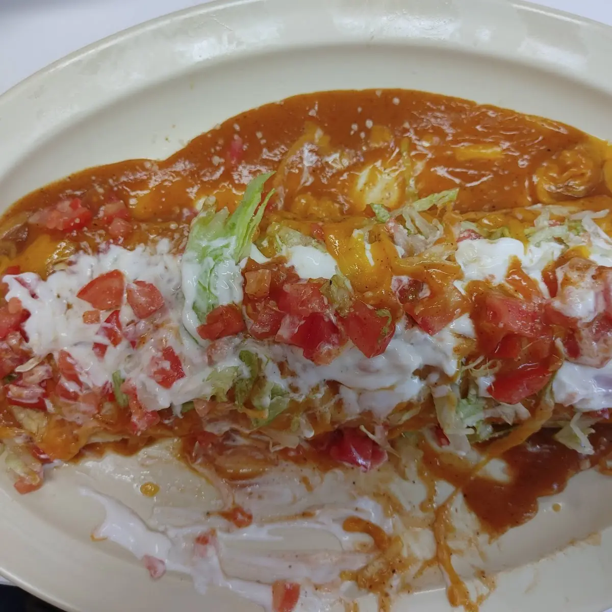 Enchilada Tostada