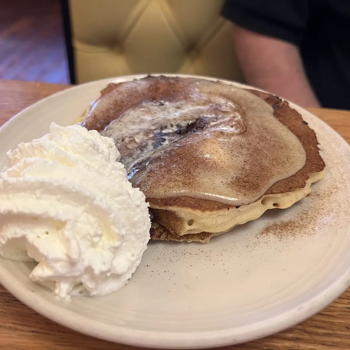 Cinnamon Roll Pancakes
