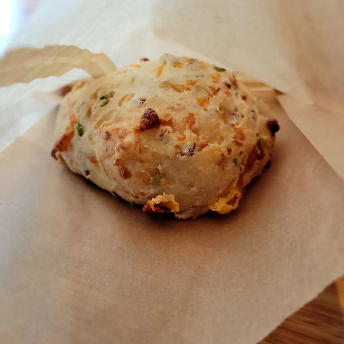 Bacon and Cheese Biscuit