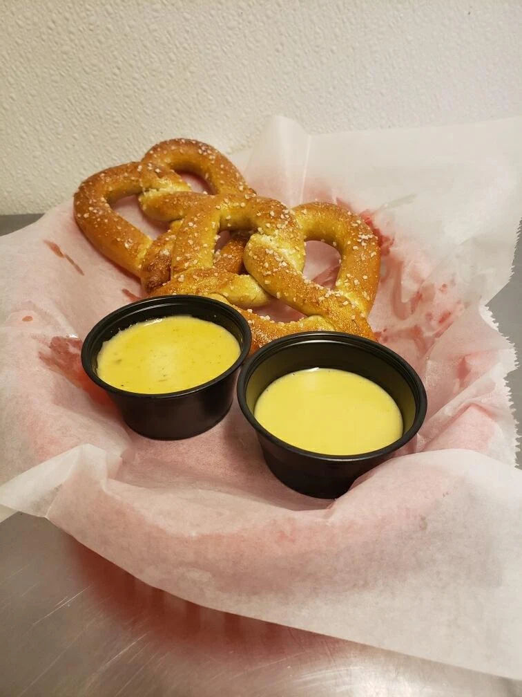Soft Pretzels with Honey Mustard & Queso