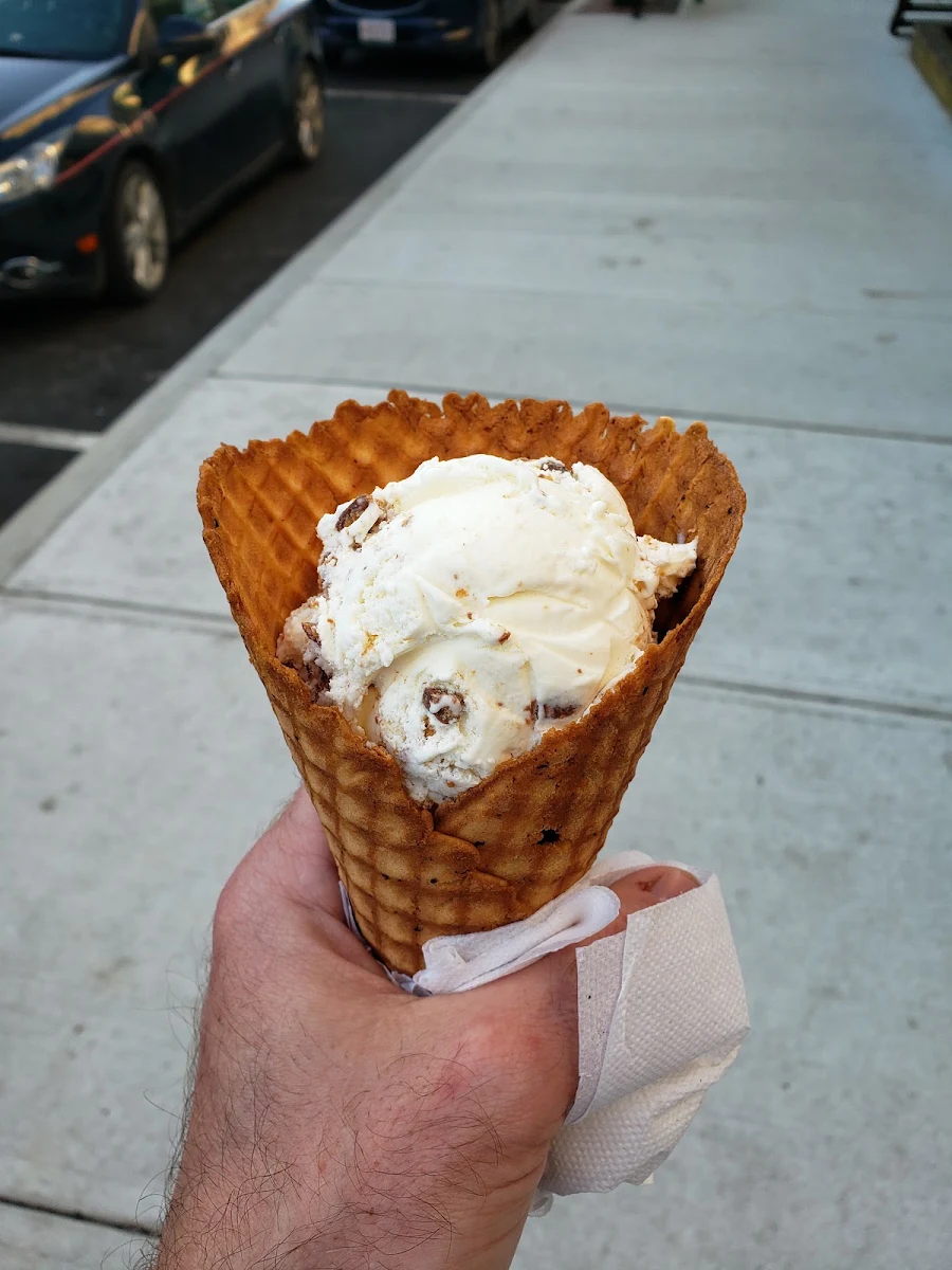 Peanut Butter Cup Waffle Cone