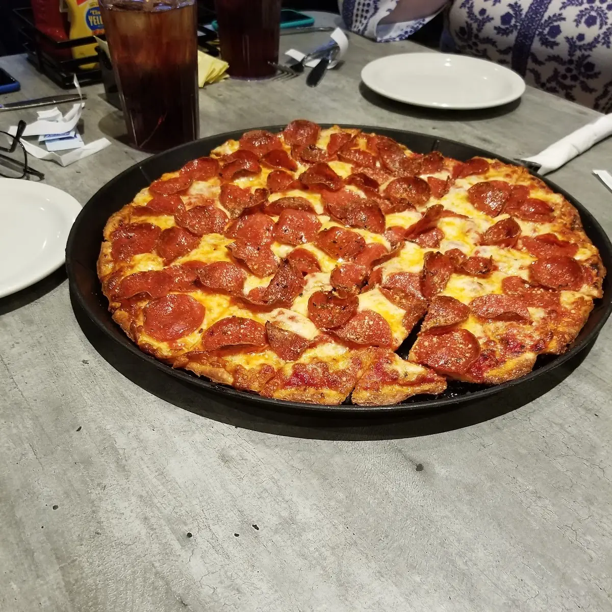 Thin Pepperoni Pizza