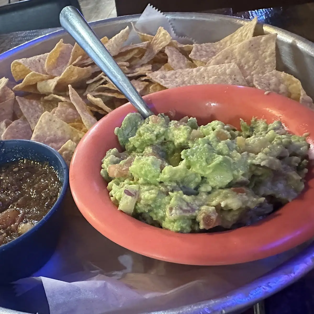 Guacamole Salsa and Chips Combo