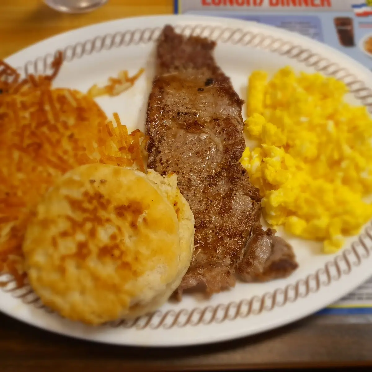 Beef Eggs and Hash Brown