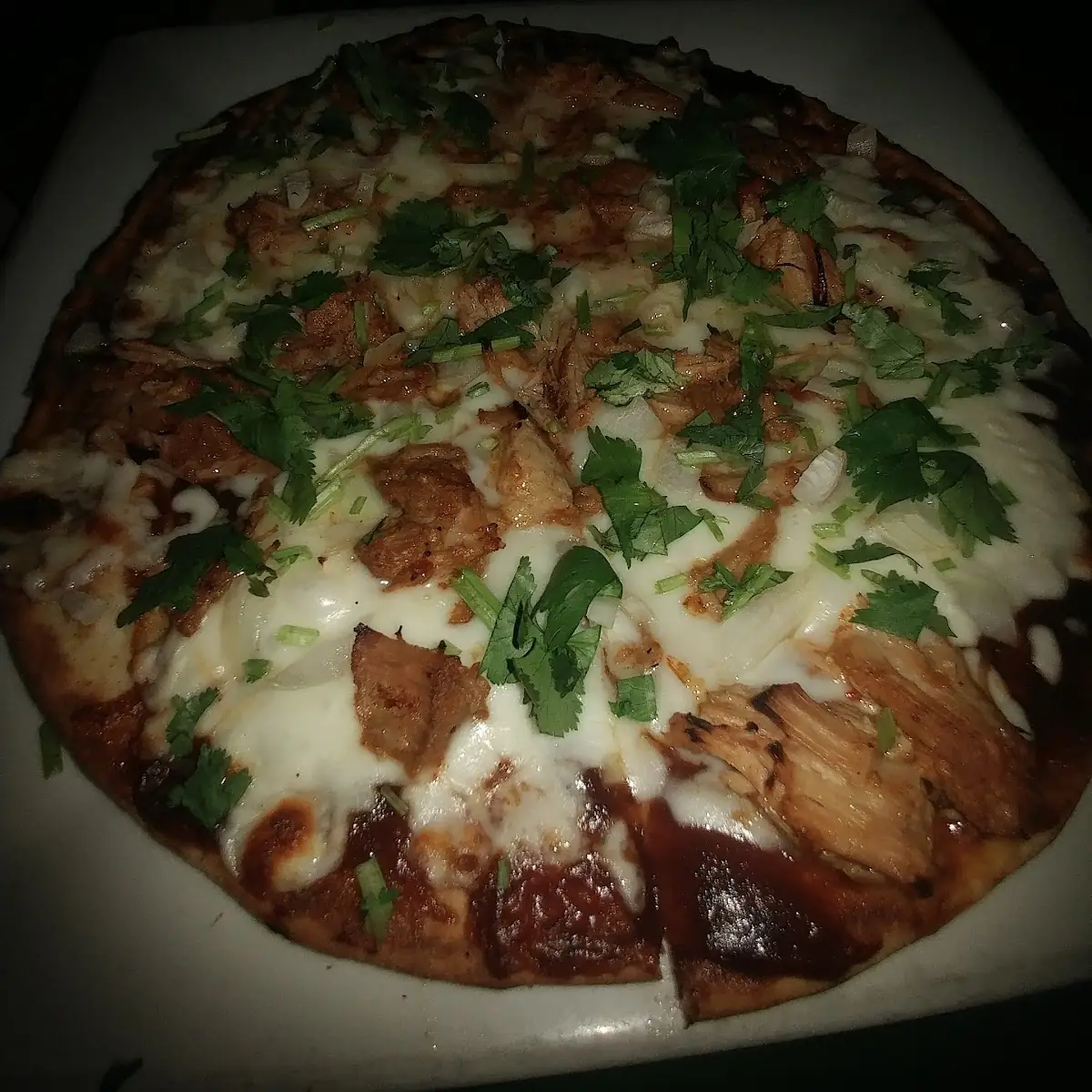 BBQ Pulled Pork Pizza