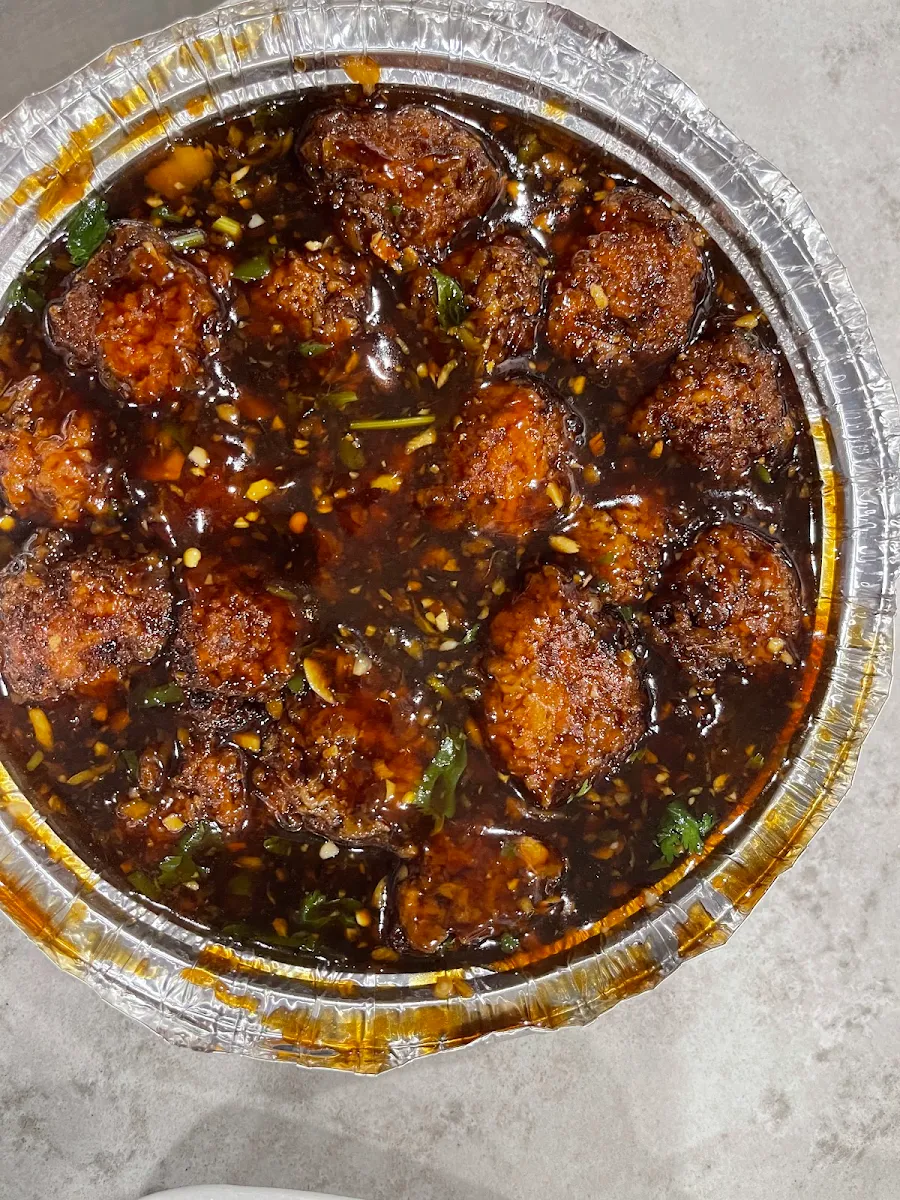 Vegan Manchurian Balls in Gravy